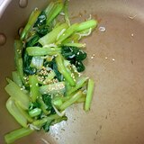 簡単美味しい！小松菜とジャコの炒め物
